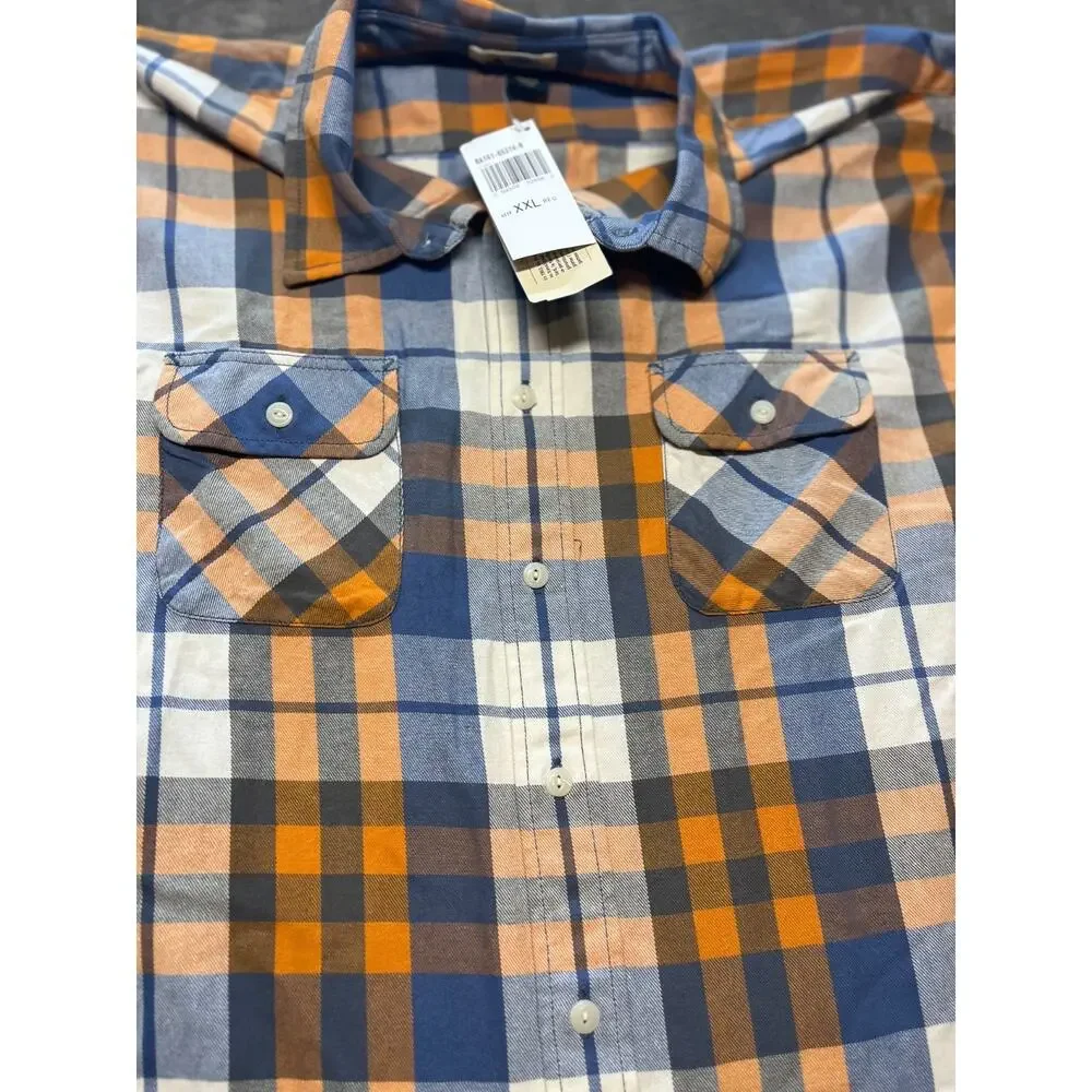 Surf Pendleton Board Shirt Mens Size XXL Plaid Button‎ Up Flannel Cotton
